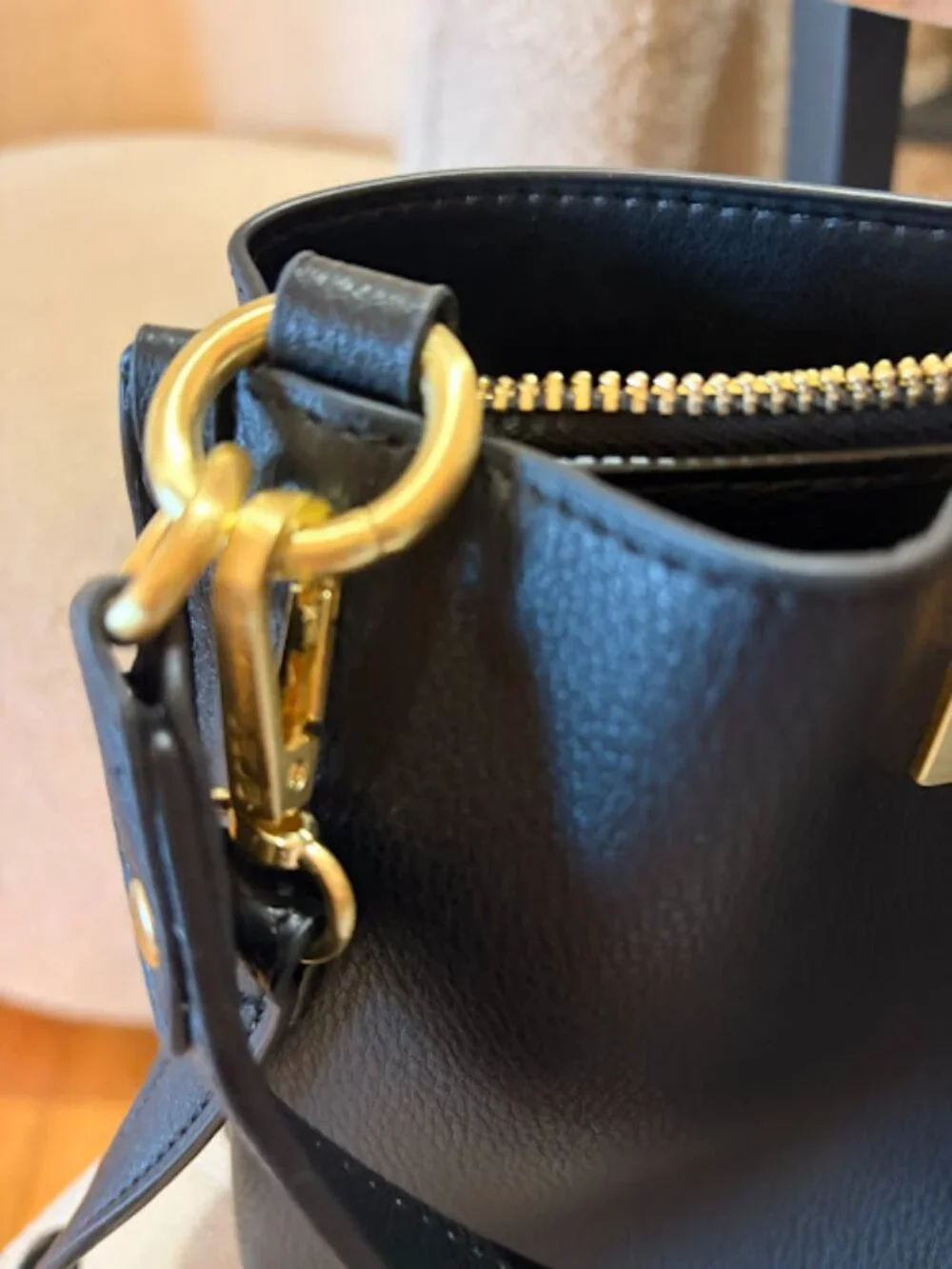 BCBG Black Crossbody/Top Handle Bag (Small) - Picture 3 of 3